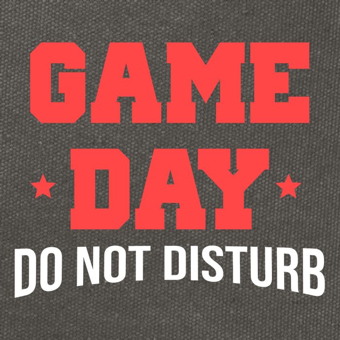 Game Day Do Not Disturb Cotton Canvas Backpack