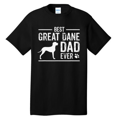 Great Dane Dad Best Dog Owner Ever Tall T-Shirt