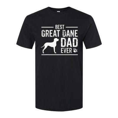 Great Dane Dad Best Dog Owner Ever Softstyle® CVC T-Shirt