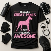 Great Dane Dog Awesome Cooling Performance Crew T-Shirt