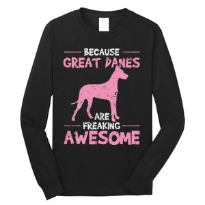 Great Dane Dog Awesome Long Sleeve Shirt