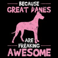 Great Dane Dog Awesome Button