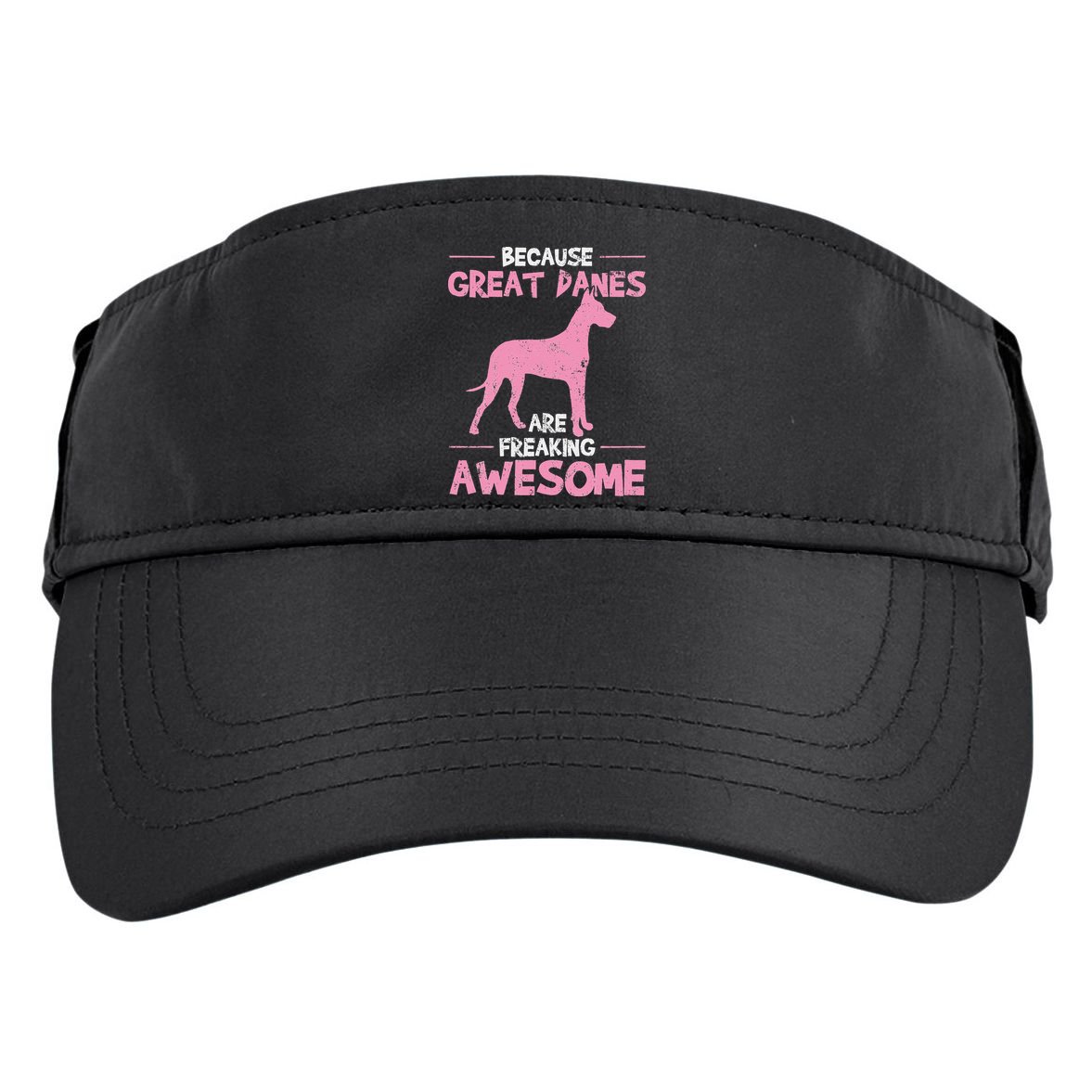 Great Dane Dog Awesome Adult Drive Performance Visor