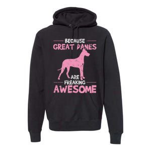 Great Dane Dog Awesome Premium Hoodie