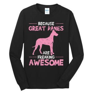 Great Dane Dog Awesome Tall Long Sleeve T-Shirt