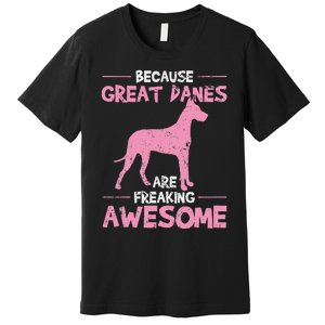 Great Dane Dog Awesome Premium T-Shirt