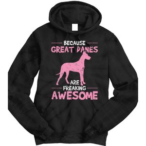 Great Dane Dog Awesome Tie Dye Hoodie