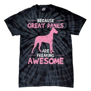 Great Dane Dog Awesome Tie-Dye T-Shirt