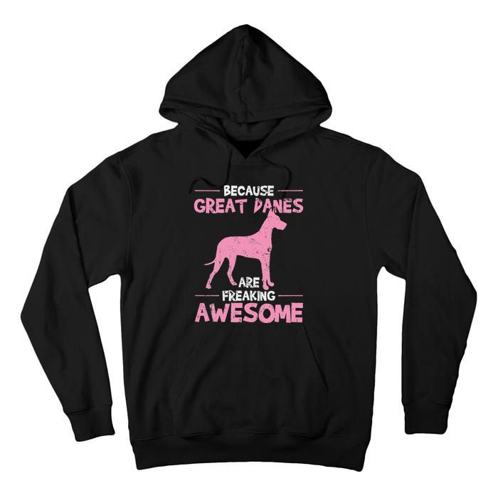 Great Dane Dog Awesome Tall Hoodie