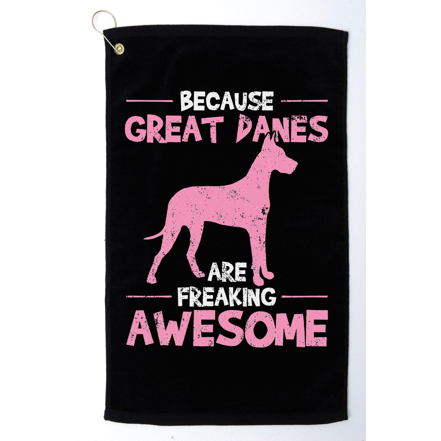 Great Dane Dog Awesome Golf Towel