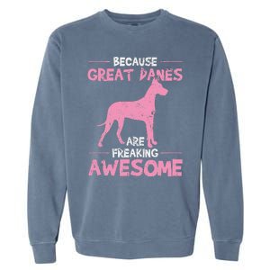 Great Dane Dog Awesome Garment-Dyed Sweatshirt