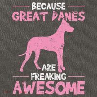 Great Dane Dog Awesome Cotton Canvas Backpack