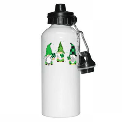 Gnome Dwarf Elf Clover Shamrock Irish Saint Patricks Day Aluminum Water Bottle 