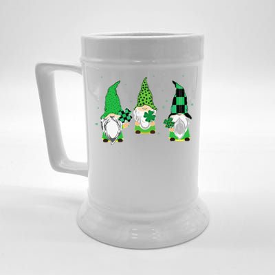 Gnome Dwarf Elf Clover Shamrock Irish Saint Patricks Day Beer Stein