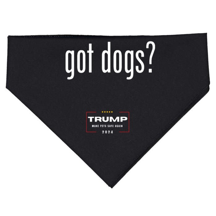 Got Dogs Eating The Dogs Cats Trump Make Pets Safe Again USA-Made Doggie Bandana