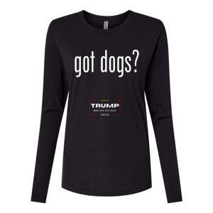 Got Dogs Eating The Dogs Cats Trump Make Pets Safe Again Womens Cotton Relaxed Long Sleeve T-Shirt