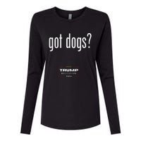 Got Dogs Eating The Dogs Cats Trump Make Pets Safe Again Womens Cotton Relaxed Long Sleeve T-Shirt