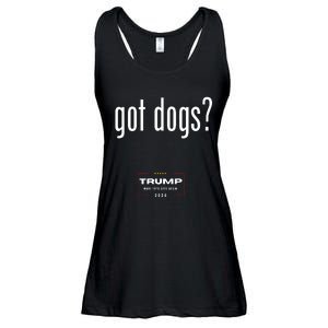 Got Dogs Eating The Dogs Cats Trump Make Pets Safe Again Ladies Essential Flowy Tank