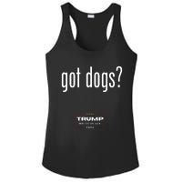 Got Dogs Eating The Dogs Cats Trump Make Pets Safe Again Ladies PosiCharge Competitor Racerback Tank