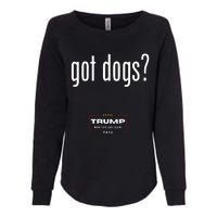 Got Dogs Eating The Dogs Cats Trump Make Pets Safe Again Womens California Wash Sweatshirt