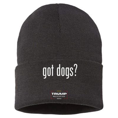 Got Dogs Eating The Dogs Cats Trump Make Pets Safe Again Sustainable Knit Beanie