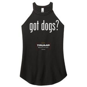 Got Dogs Eating The Dogs Cats Trump Make Pets Safe Again Women's Perfect Tri Rocker Tank