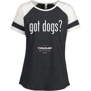 Got Dogs Eating The Dogs Cats Trump Make Pets Safe Again Enza Ladies Jersey Colorblock Tee