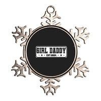 Girl Daddy Est 2024 To Be Gifts For 1st Time Dad Metallic Star Ornament