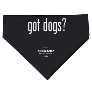 Got Dogs? Eating The Dogs Cats Trump Make Pets Safe Again USA-Made Doggie Bandana