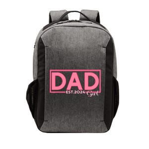 Girl Dad Est 2024 New Father Dad Established 2024 Vector Backpack