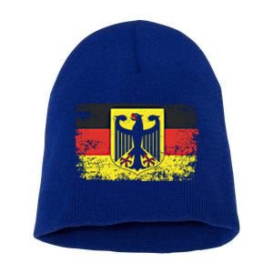 Ger Deutschland Eagle Bird Gery Ger Country Gift Short Acrylic Beanie