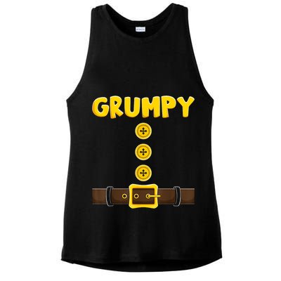 Grumpy Dwarf Easy Halloween Ladies PosiCharge Tri-Blend Wicking Tank