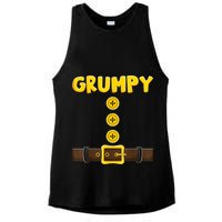 Grumpy Dwarf Easy Halloween Ladies PosiCharge Tri-Blend Wicking Tank