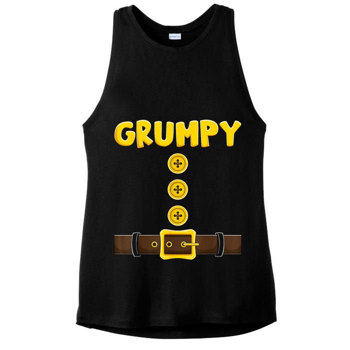 Grumpy Dwarf Easy Halloween Ladies PosiCharge Tri-Blend Wicking Tank