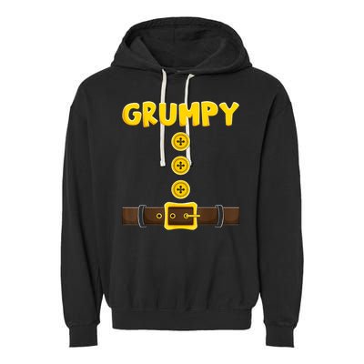 Grumpy Dwarf Easy Halloween Garment-Dyed Fleece Hoodie