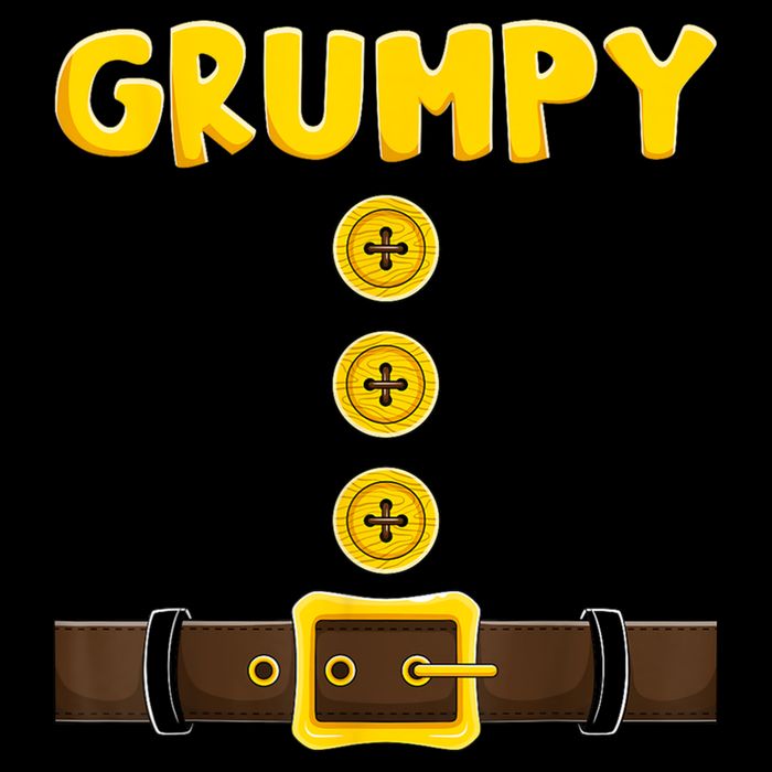 Grumpy Dwarf Easy Halloween 7-Panel Snapback Hat