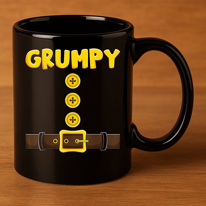 Grumpy Dwarf Easy Halloween 11oz C Handle Ceramic Mug