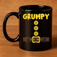 Grumpy Dwarf Easy Halloween 11oz C Handle Ceramic Mug