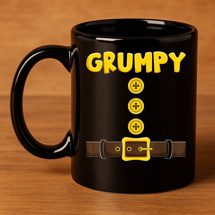 Grumpy Dwarf Easy Halloween 11oz C Handle Ceramic Mug