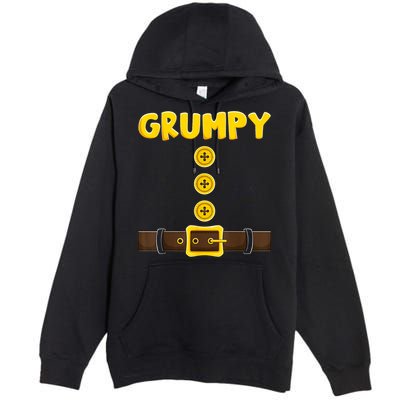 Grumpy Dwarf Easy Halloween Premium Pullover Hoodie