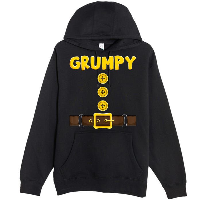 Grumpy Dwarf Easy Halloween Premium Pullover Hoodie