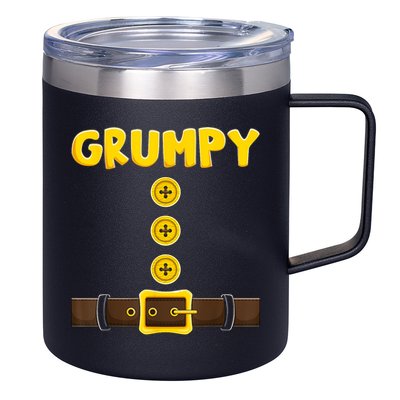 Grumpy Dwarf Easy Halloween 12oz Stainless Steel Coffee Mug