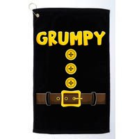 Grumpy Dwarf Easy Halloween Golf Towel