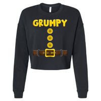 Grumpy Dwarf Easy Halloween Cropped Pullover Crew