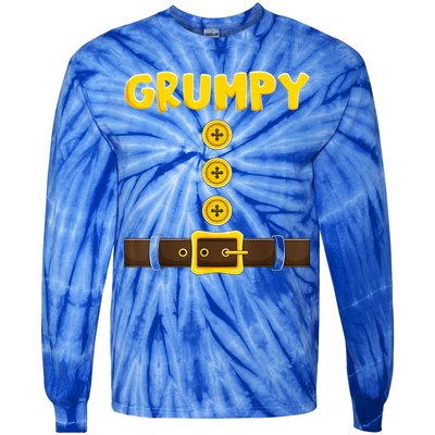Grumpy Dwarf Easy Halloween Tie-Dye Long Sleeve Shirt