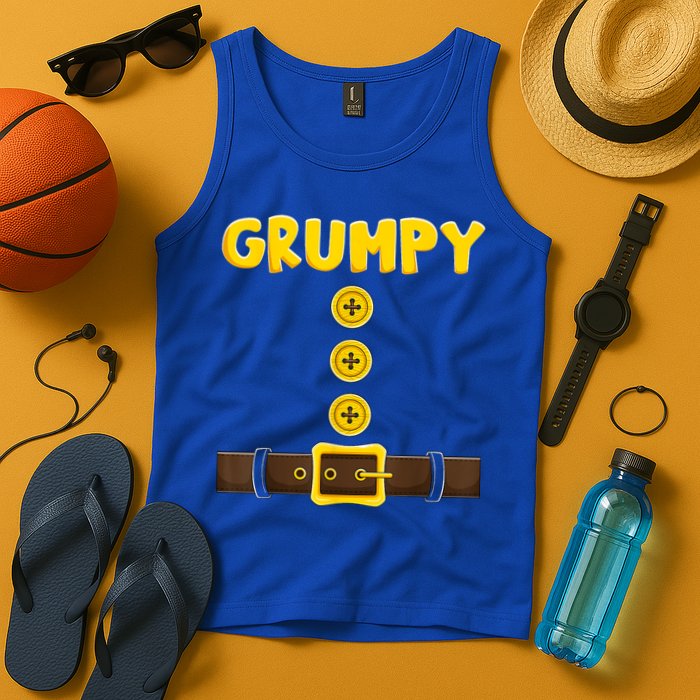 Grumpy Dwarf Easy Halloween Tank Top