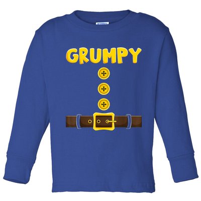 Grumpy Dwarf Easy Halloween Toddler Long Sleeve Shirt
