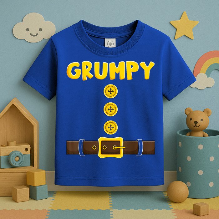 Grumpy Dwarf Easy Halloween Toddler T-Shirt