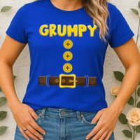 Grumpy Dwarf Easy Halloween Womens T-Shirt