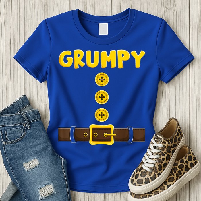 Grumpy Dwarf Easy Halloween Womens T-Shirt